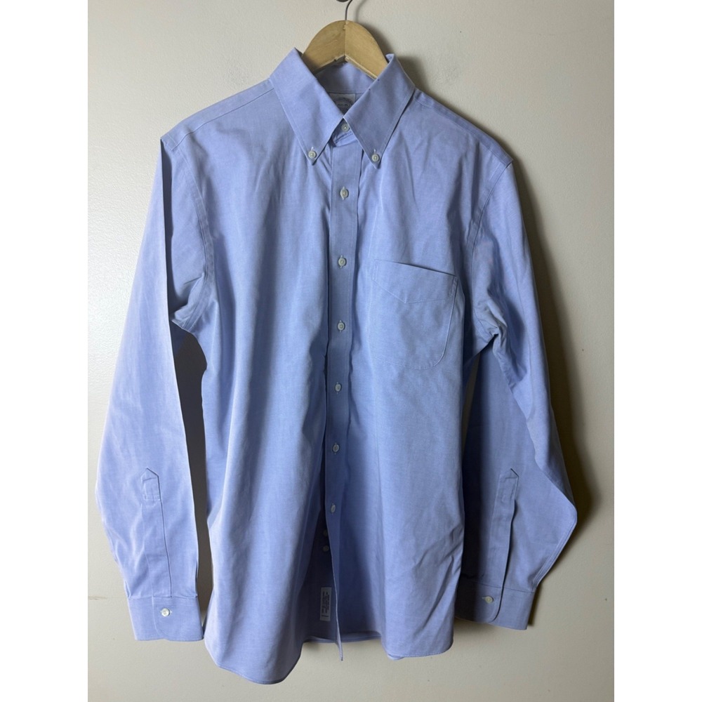 Brooks Brothers Slim Fit Dress Shirt Men's 15.5 34/35 Blue